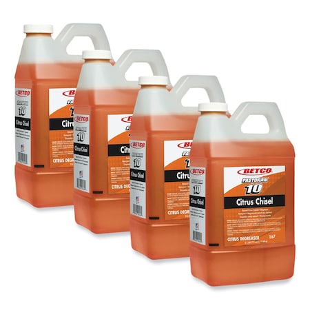 Betco Cleaners & Detergents, Bottle, Citrus, 4 PK 1674700